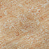 8' Salmon And Ivory Floral Washable Area Rug With UV Protection