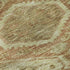 5' X 8' Beige Rust And Artichoke Green Floral Washable Area Rug With UV Protection