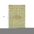 8' Sage And Salmon Floral Washable Area Rug With UV Protection