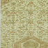 8' Sage And Salmon Floral Washable Area Rug With UV Protection