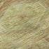 8' Terra Cotta And Artichoke Green Floral Washable Area Rug With UV Protection