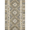 5' X 8' Beige Gray And Ivory Geometric Washable Area Rug With UV Protection