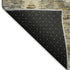 5' X 8' Beige Gray And Ivory Geometric Washable Area Rug With UV Protection
