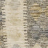 5' X 8' Beige Gray And Ivory Geometric Washable Area Rug With UV Protection