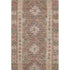 5' X 8' Brown Pink And Teal Geometric Washable Area Rug With UV Protection