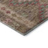 5' X 8' Brown Pink And Teal Geometric Washable Area Rug With UV Protection