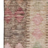 5' X 8' Brown Pink And Teal Geometric Washable Area Rug With UV Protection