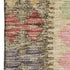 8' Green Pink And Blue Geometric Washable Area Rug With UV Protection
