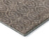 5' X 8' Coffee And Beige Geometric Washable Area Rug With UV Protection