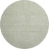 8' X 8' Mint Green And Ivory Geometric Washable Round Rug With UV Protection