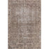 5' X 8' Brown Beige And Taupe Oriental Washable Area Rug With UV Protection