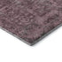 5' X 8' Merlot And Silver Oriental Washable Area Rug With UV Protection