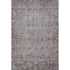 5' X 8' Coffee And Silver Oriental Washable Area Rug With UV Protection