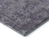 8' X 8' Purple And Silver Oriental Washable Round Rug With UV Protection