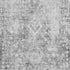 9' X 12' Charcoal And Silver Oriental Washable Area Rug With UV Protection