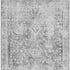 9' X 12' Charcoal And Silver Oriental Washable Area Rug With UV Protection