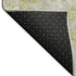 5' X 8' Gold And Silver Oriental Washable Area Rug With UV Protection