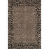 5' X 8' Brown And Black Animal Print Washable Area Rug With UV Protection