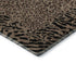 8' X 8' Brown And Black Animal Print Washable Round Rug With UV Protection