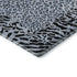 5' X 8' Blue And Black Animal Print Washable Area Rug With UV Protection