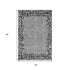 5' X 8' Gray And Black Animal Print Washable Area Rug With UV Protection