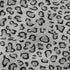 5' X 8' Gray And Black Animal Print Washable Area Rug With UV Protection