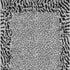 5' X 8' Gray And Black Animal Print Washable Area Rug With UV Protection