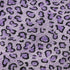 5' X 8' Purple And Black Animal Print Washable Area Rug With UV Protection