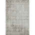 5' X 8' Chocolate And Ivory Damask Washable Area Rug With UV Protection