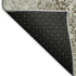8' X 8' Chocolate And Ivory Damask Washable Round Rug With UV Protection