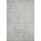 5' X 8' Gray And Ivory Damask Washable Area Rug With UV Protection