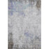 9' X 12' Brown Gray And Purple Abstract Washable Area Rug With UV Protection
