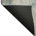 8' Teal Pink And Gold Abstract Washable Area Rug With UV Protection