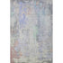 5' X 8' Purple Blue And Gray Abstract Washable Area Rug With UV Protection