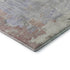 5' X 8' Purple Blue And Gray Abstract Washable Area Rug With UV Protection