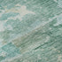 5' X 8' Emerald Pale Aqua And Ivory Abstract Washable Area Rug With UV Protection