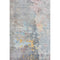 5' X 8' Granite Gray Teal And Blush Abstract Washable Area Rug With UV Protection
