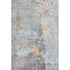 9' X 12' Granite Gray Teal And Blush Abstract Washable Area Rug With UV Protection