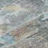 9' X 12' Granite Gray Teal And Blush Abstract Washable Area Rug With UV Protection