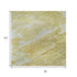 8' Gold Beige And Ivory Abstract Washable Area Rug With UV Protection