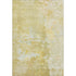 8' Gold Beige And Ivory Abstract Washable Area Rug With UV Protection