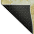 8' Gold Beige And Ivory Abstract Washable Area Rug With UV Protection