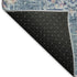 5' X 8' Blue Blush And Ivory Floral Washable Area Rug With UV Protection
