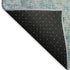 5' X 8' Blue And Gold Abstract Washable Area Rug With UV Protection