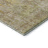 9' X 12' Fern Green Blue And Beige Abstract Washable Area Rug With UV Protection
