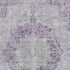 9' X 12' Purple And Silver Oriental Washable Area Rug With UV Protection