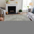 8' Beige And Taupe Oriental Washable Area Rug With UV Protection