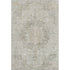 8' Beige And Taupe Oriental Washable Area Rug With UV Protection