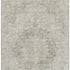 8' Beige And Taupe Oriental Washable Area Rug With UV Protection