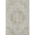 8' Beige And Taupe Oriental Washable Area Rug With UV Protection